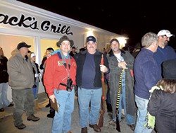 Rusty Wise, left, is the secretary for the Cherryville Shooters. (Photo courtesy of Rusty Wise)