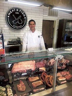 Aaron Cox of Meat & Fish Co. (Photo by Madeline Lemieux)