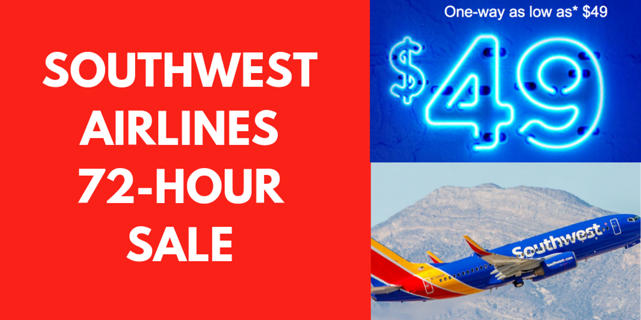 Pack Your Bags. Southwest Airlines 72hour sale is LIVE. News Feature Creative Loafing Charlotte