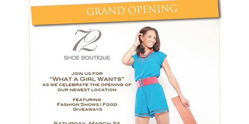 What A Girl Wants is at 72 Shoe Boutique, Blacklion Dilworth