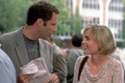 FOX SEARCHLIGHT - WHERE THERES WILL, THERES A WAY An unhappily - married man (Will Ferrell) falls for his bubbly neighbor - (Radha Mitchell) in Melinda and Melinda