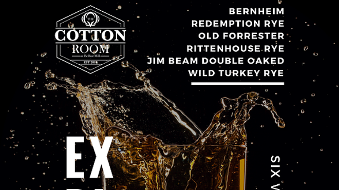 WHISKEY WEDNESDAYS - 6 Whiskeys for $6 at The Cotton Room at Belfast Mill