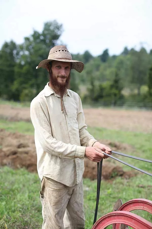 Anthony Mecca of Great Song Farm in Milan.
