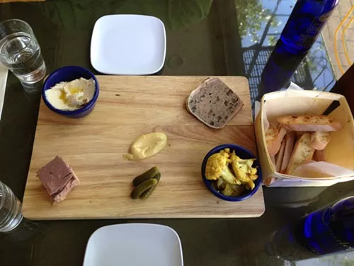 Antipasti Plate at Bread and Bottle