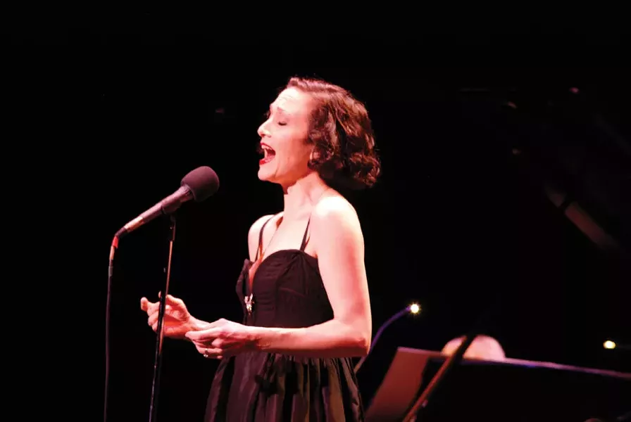 Bebe Neuwirth performing at the Bardavon in Poughkeepsie on March 3. Photo: Susan Fino.