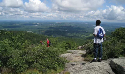 black rock forest trail
