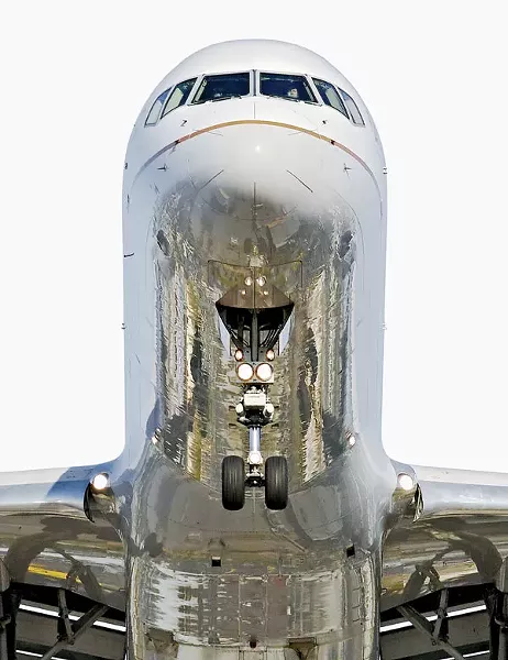 “Continental Boeing 757-200,” Jeffrey Milstein, LAX, 2012.