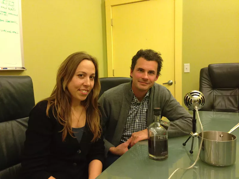 Designer Carla Rozman and Hetta Glogg owner Darren Davidowich