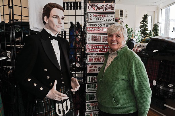 Doreen Browning at the Kiltmaker’s Apprentice in Highland. - DAVID MORRIS CUNNINGHAM