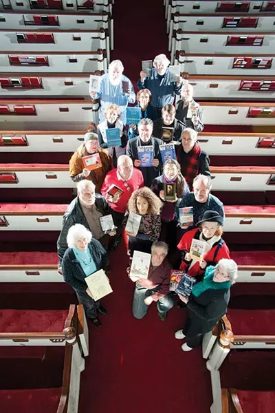 From top, left to right: - Gary Allen, Douglas Nicholas, - Joan Reynolds, Jay Wenk, - Sheila Dinaburg-Azoff, Erin Sinnott, Polly M. Law, Donald Rothschild, Bill Ayton, Robert B. Wyatt, Ina Claire Gabler, Graham Blackburn, Dara Lurie, Brent Robison, Puja Thompson, Paul Keskey, Garnette Arledge, Laurie Boris. - ROY GUMPEL