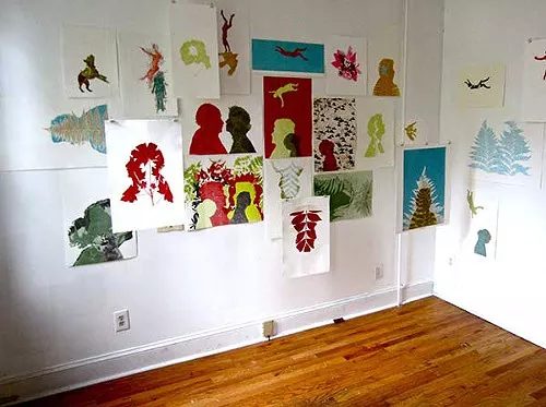 Installation View of Suzanne Stokes Kindred Spirits.