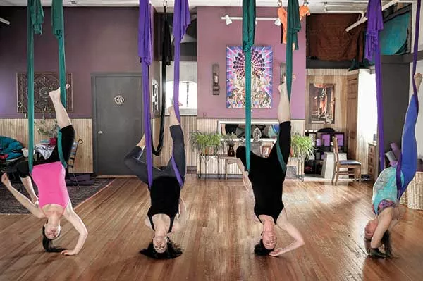 Jillian Graham, Roseanne D’angelo, Doreen Keyes, and Michelle Dawson at The Body Art Studios. - DAVID MORRIS CUNNINGHAM