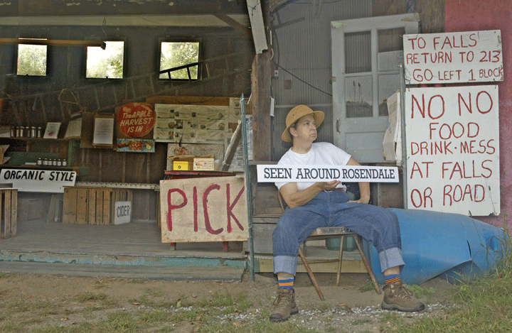 KaKe Art, Mr. Apples, from the series "Scene Around Rosendale," 2008, Women's Studio Workshop collection.