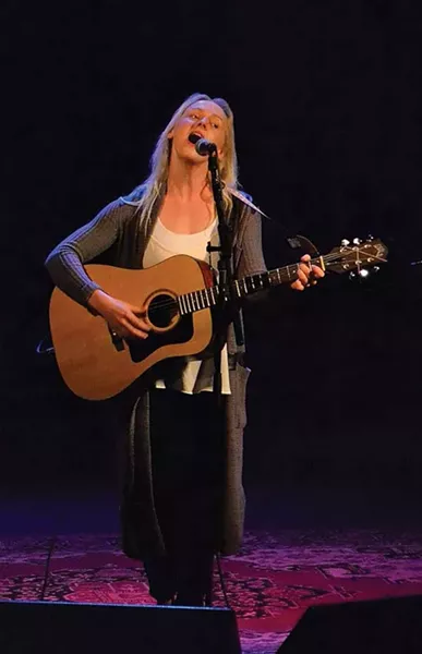 Laura Marling perfroming at the Bearsville Theater on 9/6.