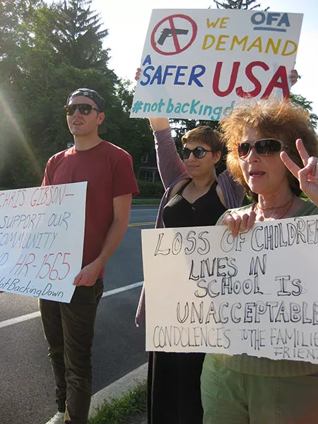 OFA members rally against gun violence