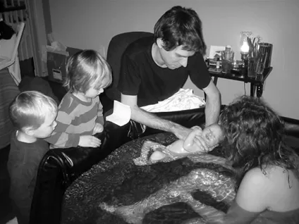 Roy and Sandy Brueckner and family of Tillson had a homebirth assisted by Susanrachel Condon and Susan Rannestad of River and Mountain.