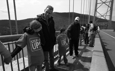 Step it up Rally on the Bear Mountain Bridge. - HILLARY HARVEY