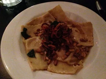 Sweet potato ravioli at The Local