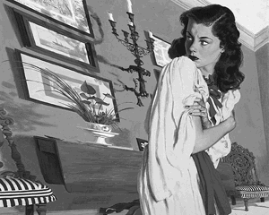 _Tell Me the Time_ by Al Parker, originally in _Ladies' Home Journal_, November 1946. "Ephemeral Beauty," an exhibition of Parker's art, will be at the Norman Rockwell Museum through October 28.