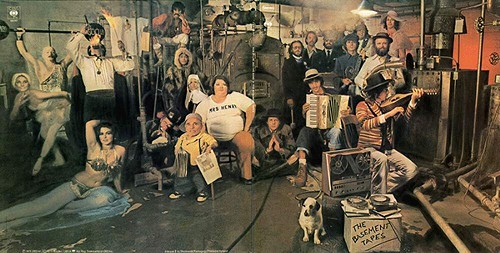 The album cover for The Basement Tapes by Bob Dylan and the Band