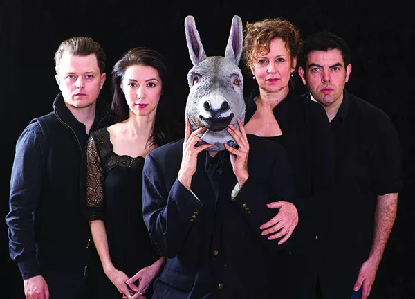 The cast of “A Midsummer Night’s Dream,” performing at the 2015 Hudson Valley Shakespeare Festival. - TRAVIS MCGEE
