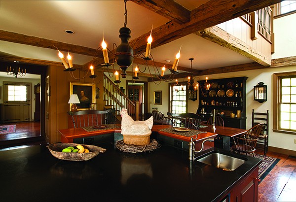 The furnishings of the home’s ample sized kitchen convey a sense of warmth and tradition. - DEBORAH DEGRAFFENREID