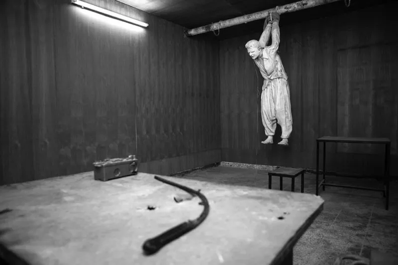 The notorious Amna Souraka Prison in Sulaimania, where thousands of Kurds were imprisoned and tortured, is in the process of being turned into a war crimes museum, complete with preserved prison cells, torture rooms, and exhibition spaces. - LORNA TYCHOSTUP