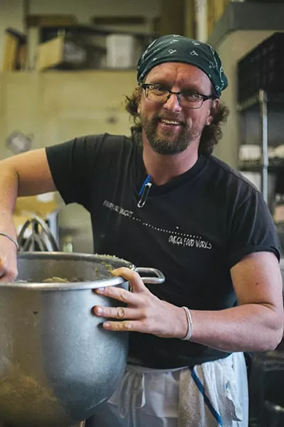 Tim McGuire at Our Daily Bread in Chatham. - THOMAS SMITH