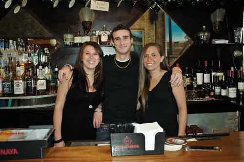 Tori Campbell, Alex Lamb, and Lisa Maher at Dutch Ale House. - DAVID CUNNINGHAM