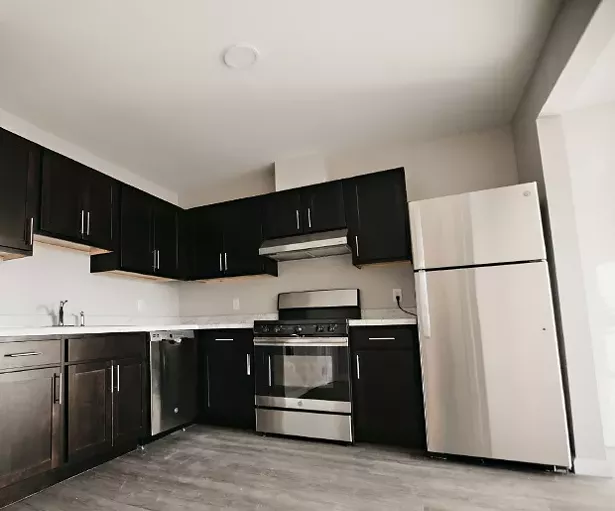 A newly installed kitchen at Fallkill Commons on Rose.