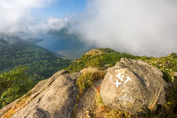 Breakneck Ridge, which lies between Beacon and Cold Spring, is a popular hiking spot for tourists and locals alike.