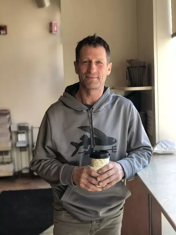 Christian Ruger, landscaper, and owner of Greenscape Landscaping - AMY WU