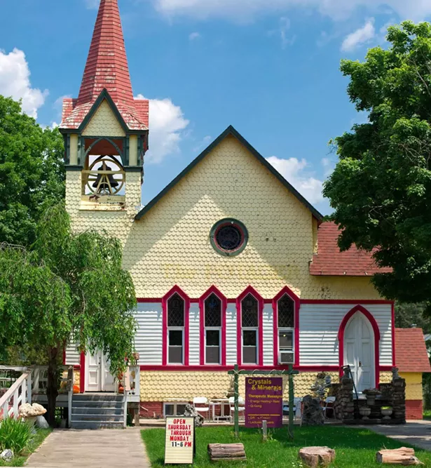 Crystal Connection is housed in a historic Wurtsboro Methodist church. - ALL IMAGES COURTESY CRYSTAL CONNECTION