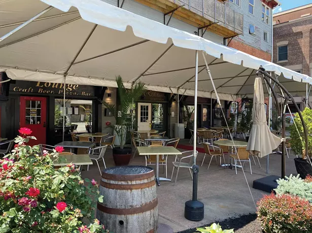Outdoor seating at Grappa in Warwick. - PHOTO: BEA ARNER/WARWICK VALLEY CHAMBER OF COMMERCE