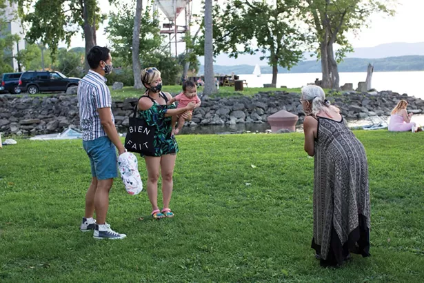 Scenes from Hudson’s Waterfront Wednesdays, featuring sailing trips on the Schooner Appolonia. - PHOTO BY ANGELINA DREEM