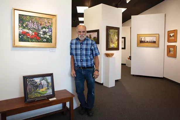 Mark Gruber opened his New Paltz frame shop and gallery in 1976. Gruber’s careful curationn of Hudson Valley landscape artists has nurtured generations of painters.