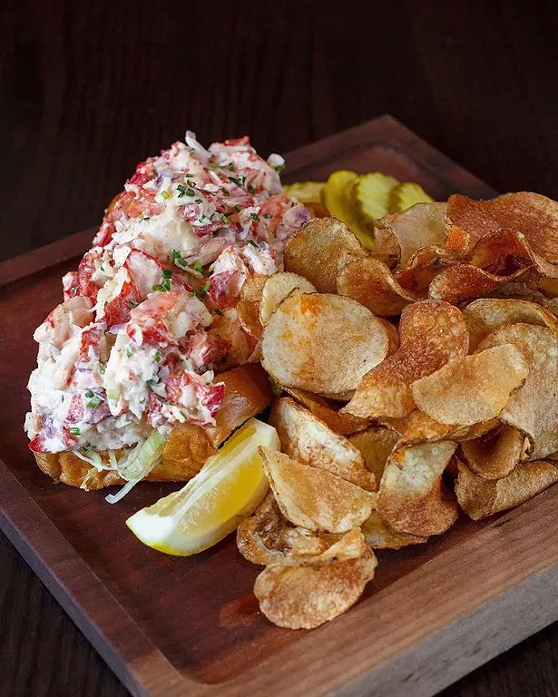 The drool-worthy lobster roll from Mill House Brewing. - COURTESY OF MILL HOUSE BREWING COMPANY