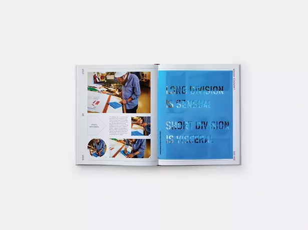 Lawrence Weiner’s Long Division is Sensual, Short Division is Visceral includes a stencil. - PHOTO BY CASEY KELBAUGH