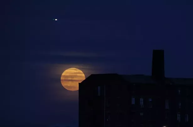 The Moon passing through the closest distance to the Earth. - PHOTO BY PEDRIK