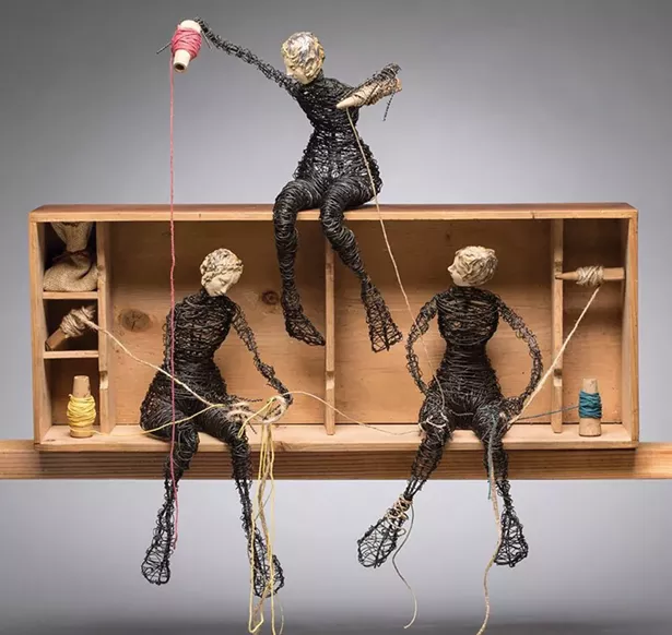 Three Figures, Weaving, Alison Eriksen