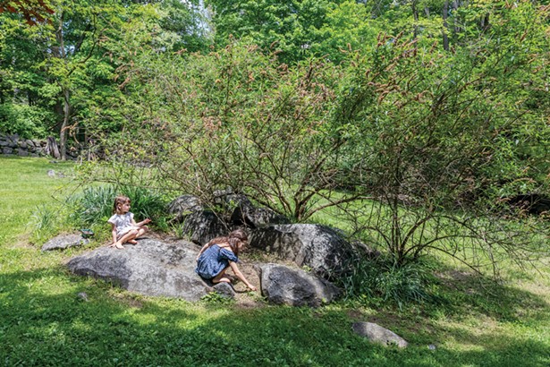 The couple’s young daughters appreciate the outdoor spaces as well. “They are always playing and tinkering in their own outdoor houses,” says Winick. “I miss the city, but I relish the calm this area has brought me and a sense of connectedness with nature—I’m grateful my children will have that.” - WINONA BARTON-BALLENTINE