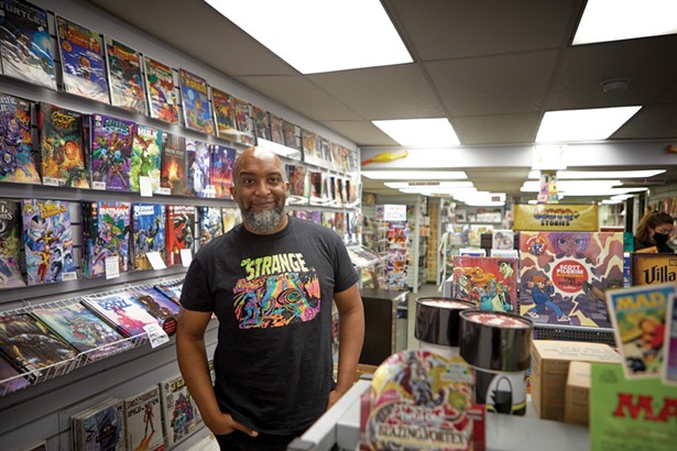 Jean Michel, co-owner of Megabrain Comics & Arcade - DAVID MCINTYRE