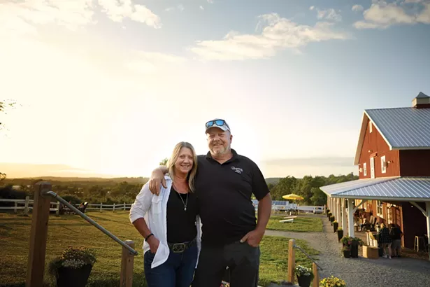 Jill and Steve Penning. Penning’s Farm Market began in 1983 as a seasonal farm stand and has since expanded into an agritourism destination with garden center, pub, grill, ice cream stand, bakery, and beer garden. - DAVID MCINTYRE