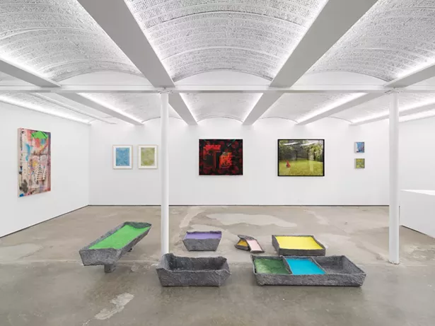 "Subliminal Horizons," curated by Alvin Hall. Installation - view of Alexander Gray Associates Germantown gallery. - Courtesy Alexander Gray Associates, New York.