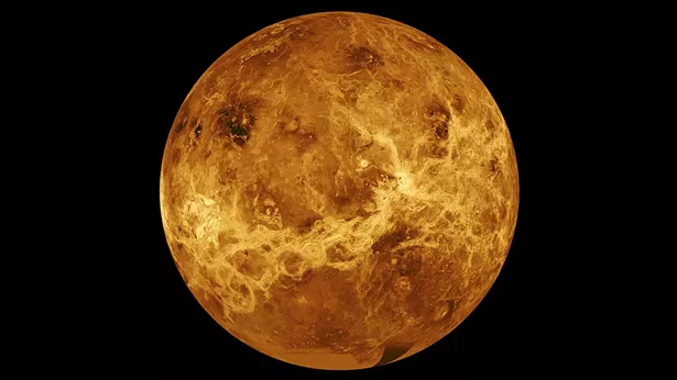 This image is a composite of data from NASA's Magellan spacecraft and Pioneer Venus Orbiter. - CREDITS: NASA/JPL-CALTECH