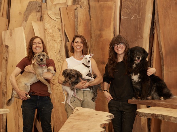 The women of New York Heartwoods, with their furry best friends. - PHOTO: STEPHAN SCHACHER
