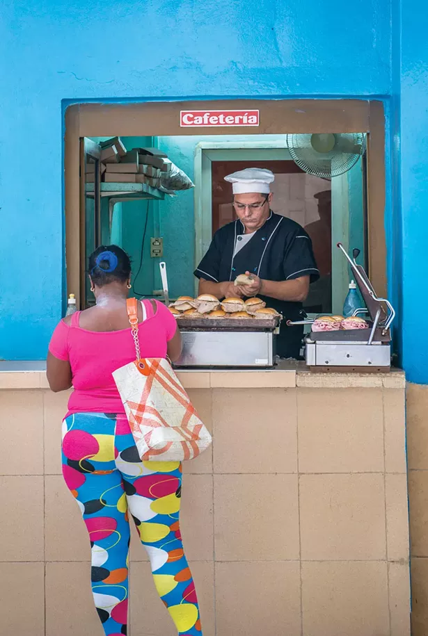 A sandwich stand in Cuba - ANDREA B SWENSON