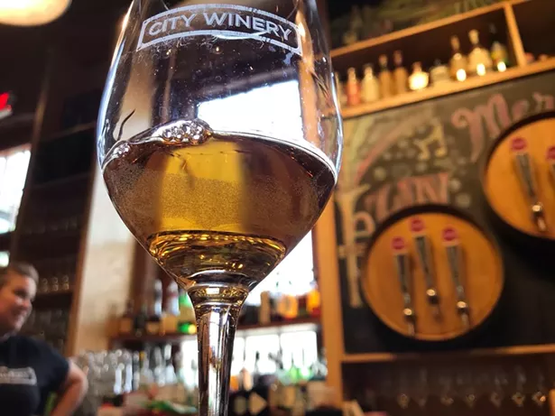 City Winery's orange wine - JANE ANDERSON