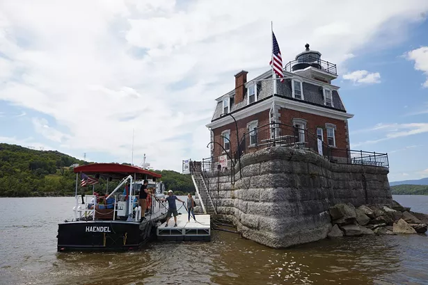 The Hudson- Athens Lighthouse Preservation Society recently launched a $6 million fundraising campaign for repairs to prevent the collapse of the lighthouse, which was built in 1873. - DAVID MCINTYRE