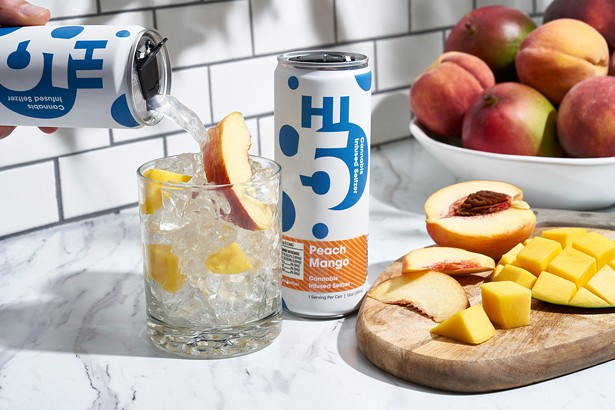 Hi5, Theory Wellness's in-house cannabis seltzer brand, is one of the most popular products at Theory's six dispensaries.